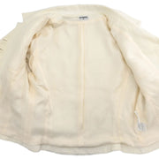 Chanel Single Breasted Jacket White 192700