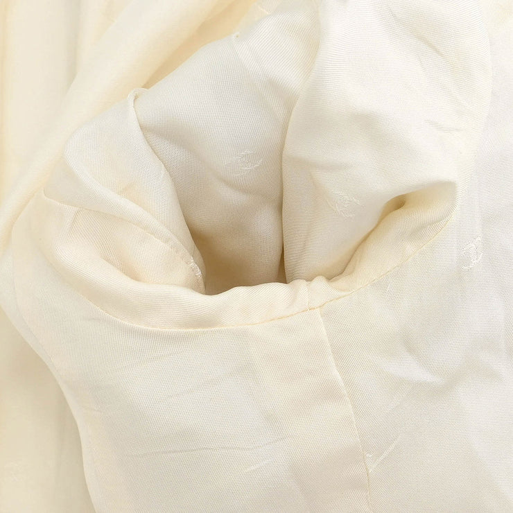 Chanel Single Breasted Jacket White 192700