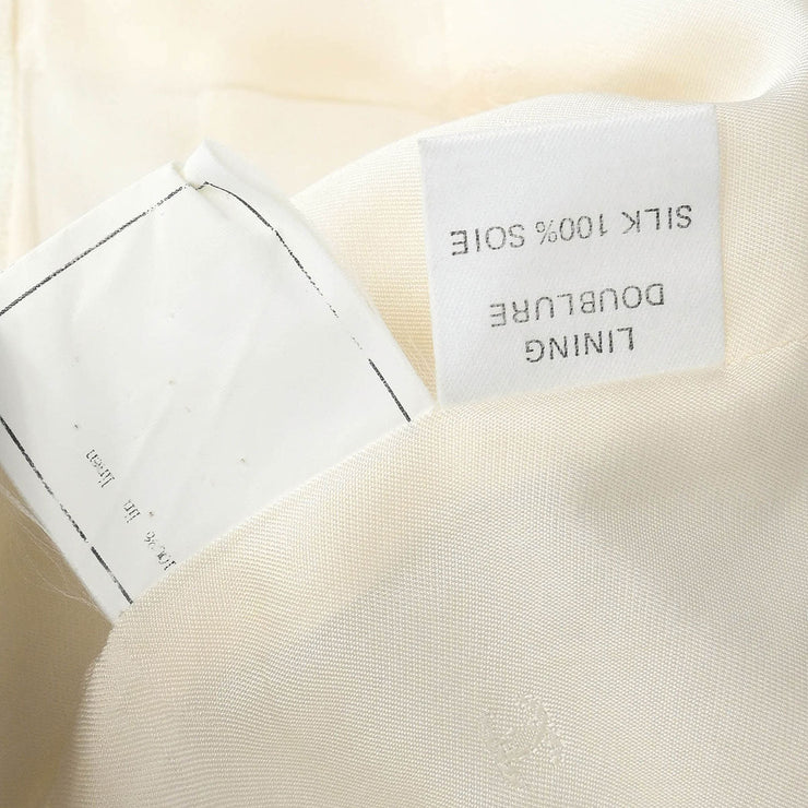 Chanel Single Breasted Jacket White 192700