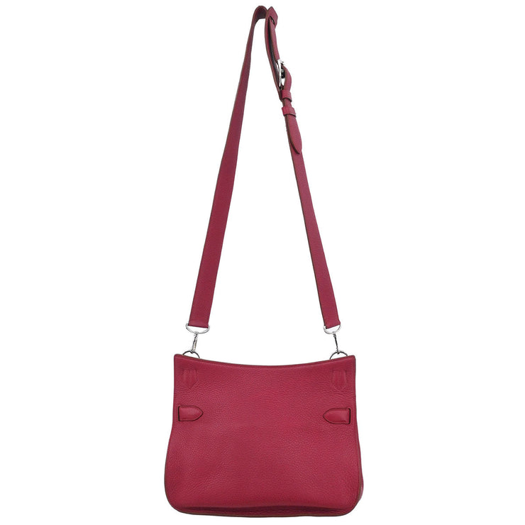 Hermes Ruby Taurillon Clemence Jypsiere 31 Shoulder Bag  Square:R B103 194307