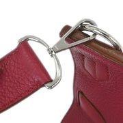 Hermes Ruby Taurillon Clemence Jypsiere 31 Shoulder Bag  Square:R B103 194307