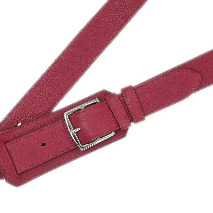 Hermes Ruby Taurillon Clemence Jypsiere 31 Shoulder Bag  Square:R B103 194307