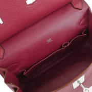 Hermes Ruby Taurillon Clemence Jypsiere 31 Shoulder Bag  Square:R B103 194307