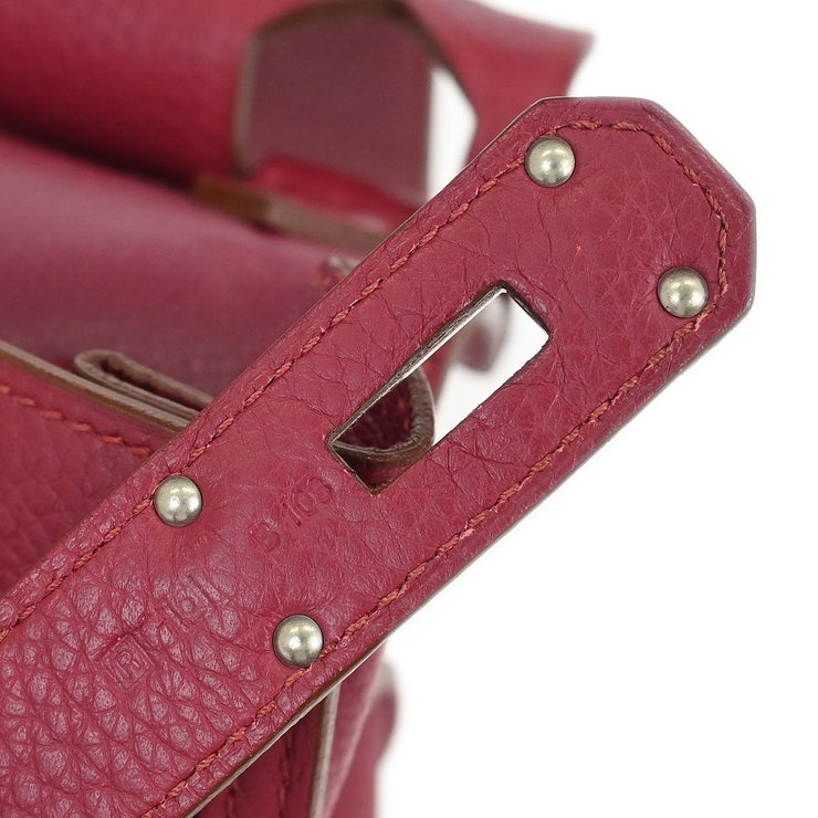 Hermes Ruby Taurillon Clemence Jypsiere 31 Shoulder Bag  Square:R B103 194307