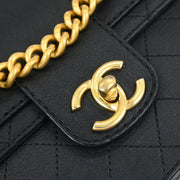 Chanel Black Calfskin Shoulder Bag 194309