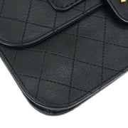 Chanel Black Calfskin Shoulder Bag 194309