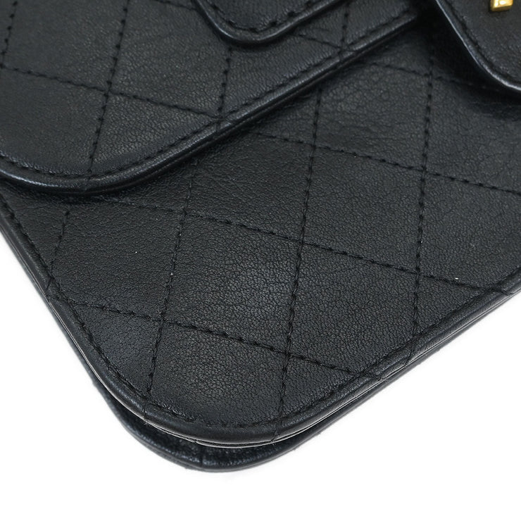 Chanel Black Calfskin Shoulder Bag 194309