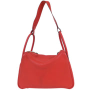 Hermes Bougainvillier Taurillon Clemence Lindy 30 Shoulder Bag R NNO12DS 194339