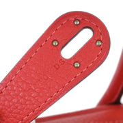 Hermes Bougainvillier Taurillon Clemence Lindy 30 Shoulder Bag R NNO12DS 194339