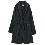Chanel Belted Bathrobe Style Coat Gown Black 09C #2 195384