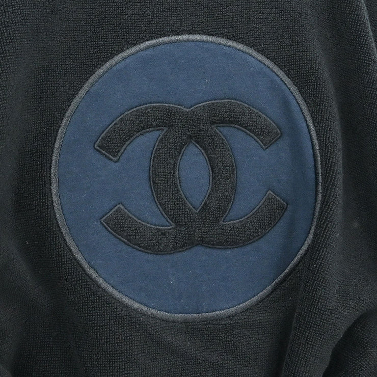 Chanel Belted Bathrobe Style Coat Gown Black 09C #2 195384