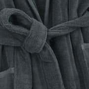 Chanel Belted Bathrobe Style Coat Gown Black 09C #2 195384