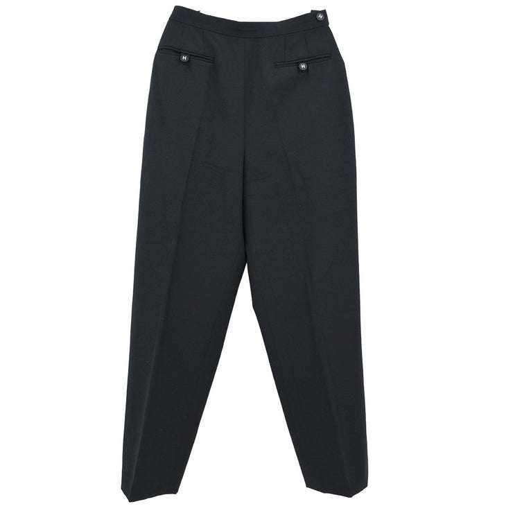 Chanel Long Pants Black 96P #38 195397