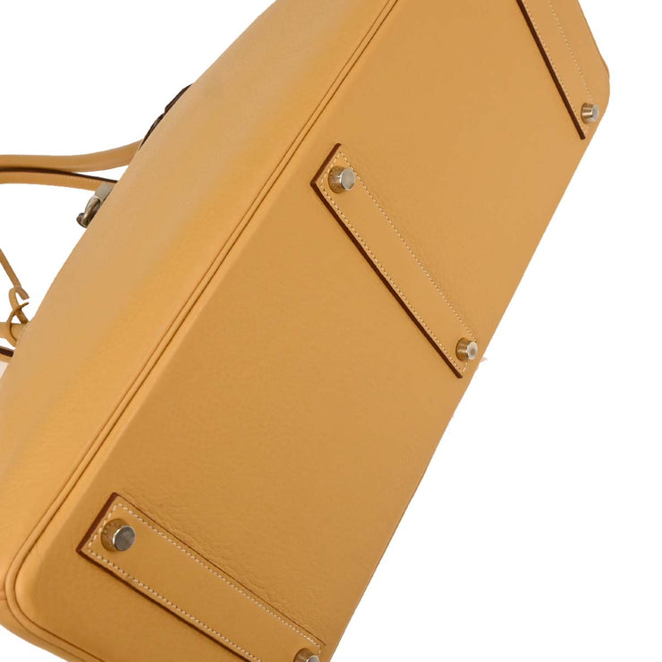 Hermes Natural Sable Taurillon Clemence Birkin 45 Handbag  D 5 .34 26 195547