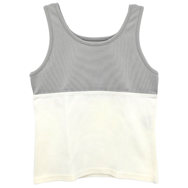 Chanel Sport Line Sleeveless Tank Top Gray 01P #40 195673