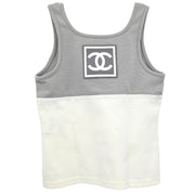 Chanel Sport Line Sleeveless Tank Top Gray 01P #40 195673