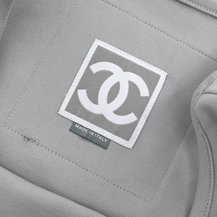 Chanel Sport Line Sleeveless Tank Top Gray 01P #40 195673