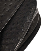 Cartier Black Ostrich Panthere Handbag AUTRUCHE VERITABLE 195786