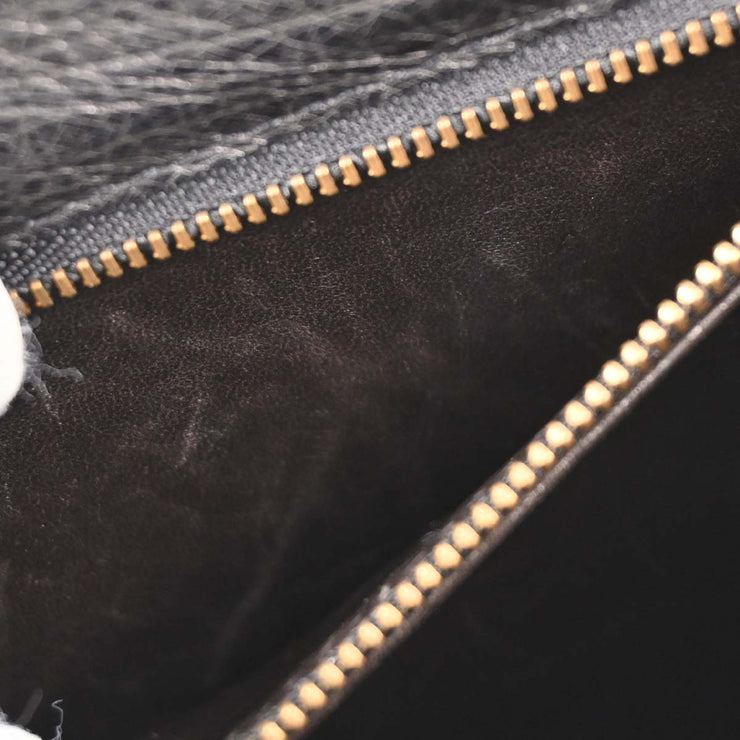Cartier Black Ostrich Panthere Handbag AUTRUCHE VERITABLE 195786