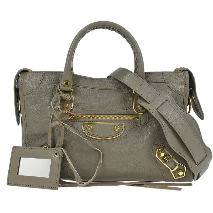 Balenciaga Gray City Small Handbag 432831.1211.Z.535269 195848