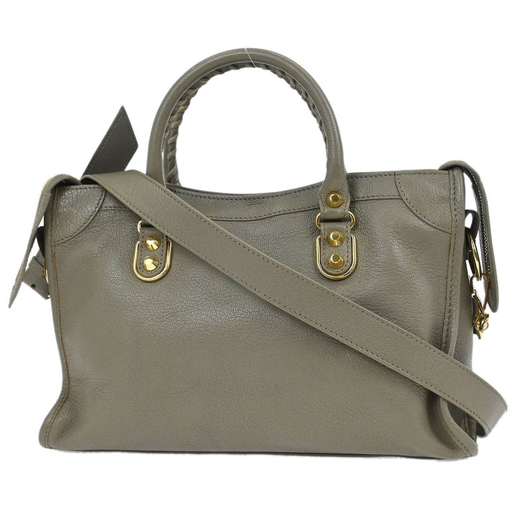 Balenciaga Gray City Small Handbag 432831.1211.Z.535269 195848