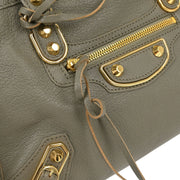 Balenciaga Gray City Small Handbag 432831.1211.Z.535269 195848