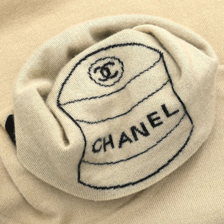 Chanel Sweater Beige 04A #42 19587