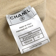 Chanel Sweater Beige 04A #42 19587