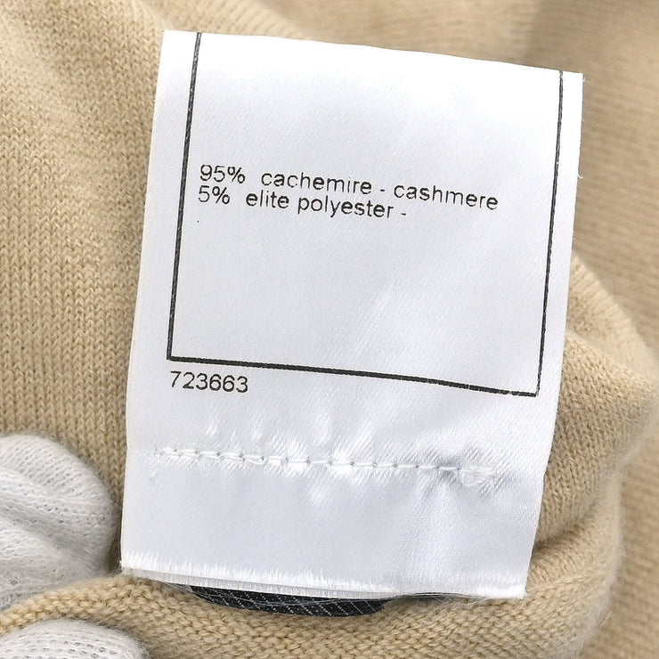Chanel Sweater Beige 04A #42 19587