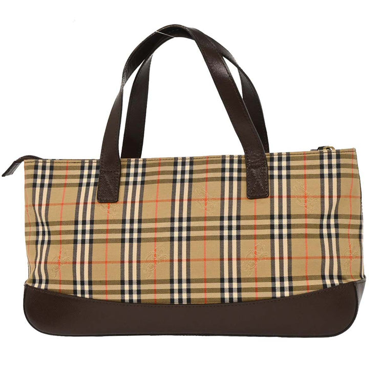 Burberrys Beige House Check Tote Bag 195899