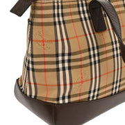 Burberrys Beige House Check Tote Bag 195899