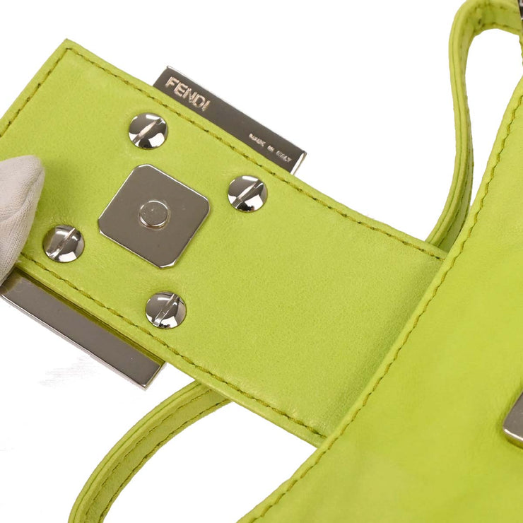 Fendi Light Green Leather Mini Handbag 2354/26673/008 195907
