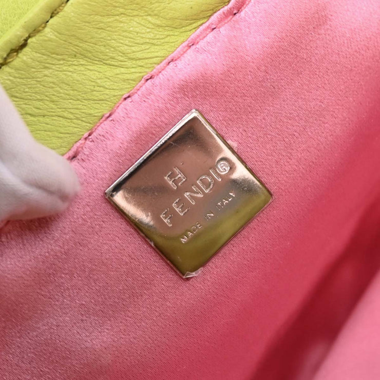 Fendi Light Green Leather Mini Handbag 2354/26673/008 195907
