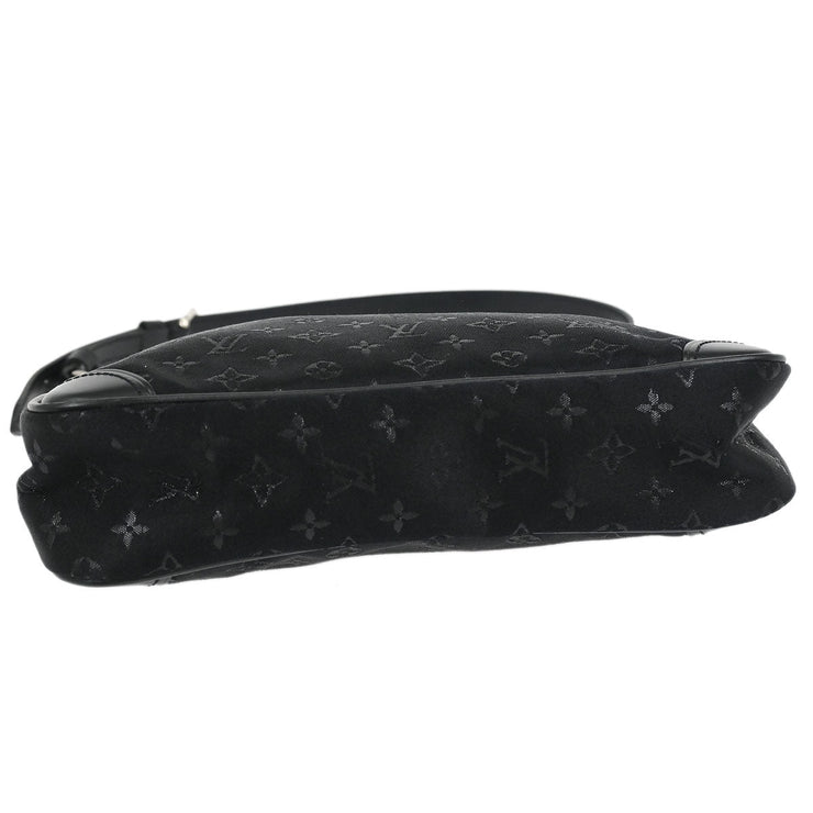 Louis Vuitton Black Monogram Satin Little Boulogne Handbag M92142 SR0022 195910