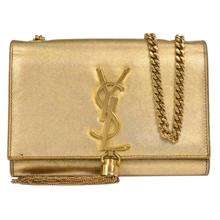 Saint Laurent Gold Leather Kate Shoulder Bag PTR354120¥0514 195920