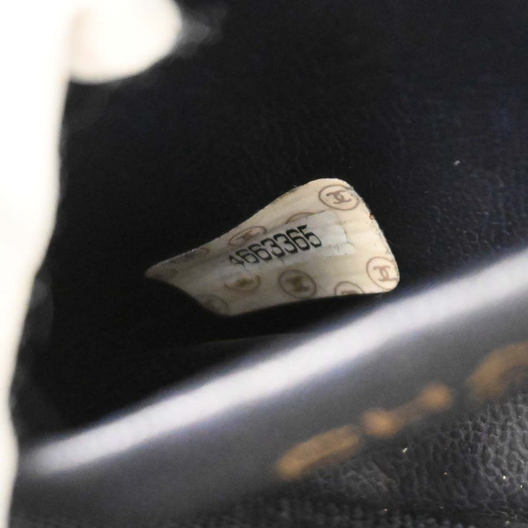 Chanel Blue Denim Vanity Handbag 195936