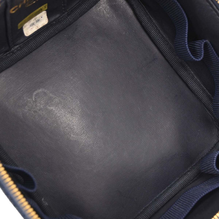 Chanel Blue Denim Vanity Handbag 195951