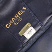 Chanel Blue Denim Vanity Handbag 195951