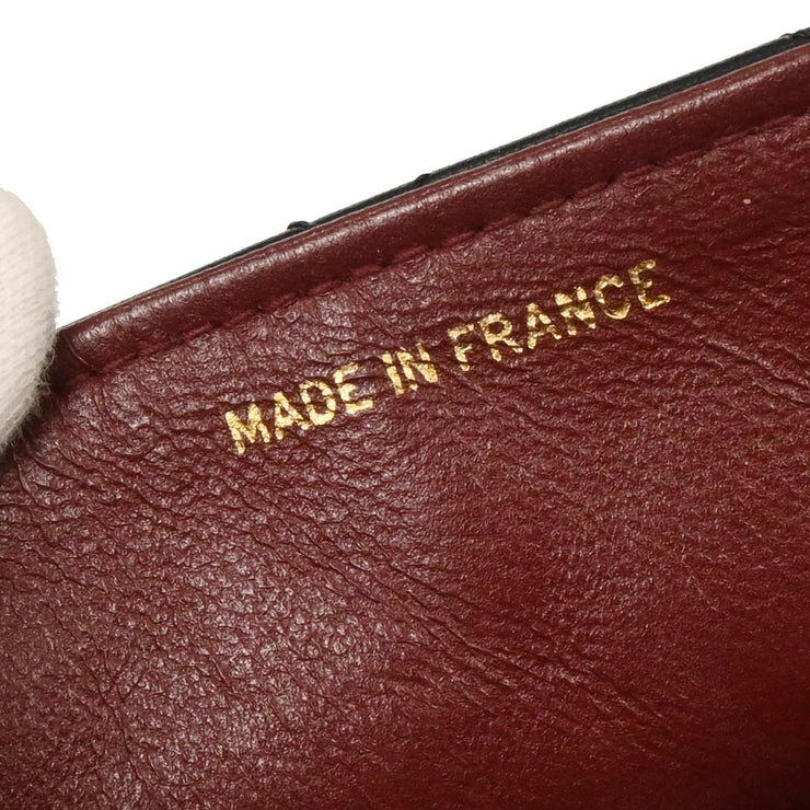 Chanel Black Lambskin Classic Square Flap Shoulder Bag 20 195975