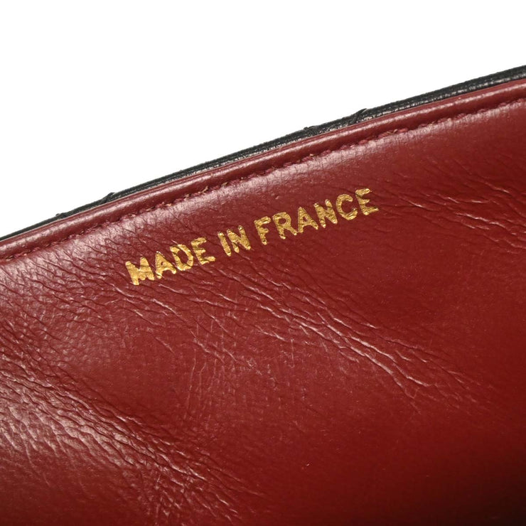 Chanel Black Lambskin Mini Classic Square Flap Shoulder Bag 17 195977