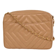 Chanel Beige Calfskin Camera Bag Small 195980