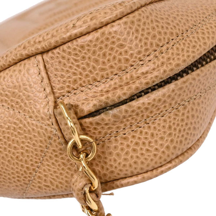 Chanel Beige Calfskin Camera Bag Small 195980