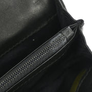 Chanel Black Lambskin Choco Bar Wallet 195981