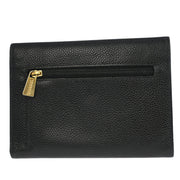 Chanel Black Calfskin Trifold Wallet 195982