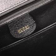 Gucci Black Pigskin Bamboo 2way Handbag 000-2113-0633 195984