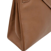 Hermes Gold Courchevel Kelly 40 Retourne 2way Handbag  Square:A 31. 195986
