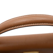 Hermes Gold Courchevel Kelly 40 Retourne 2way Handbag  Square:A 31. 195986