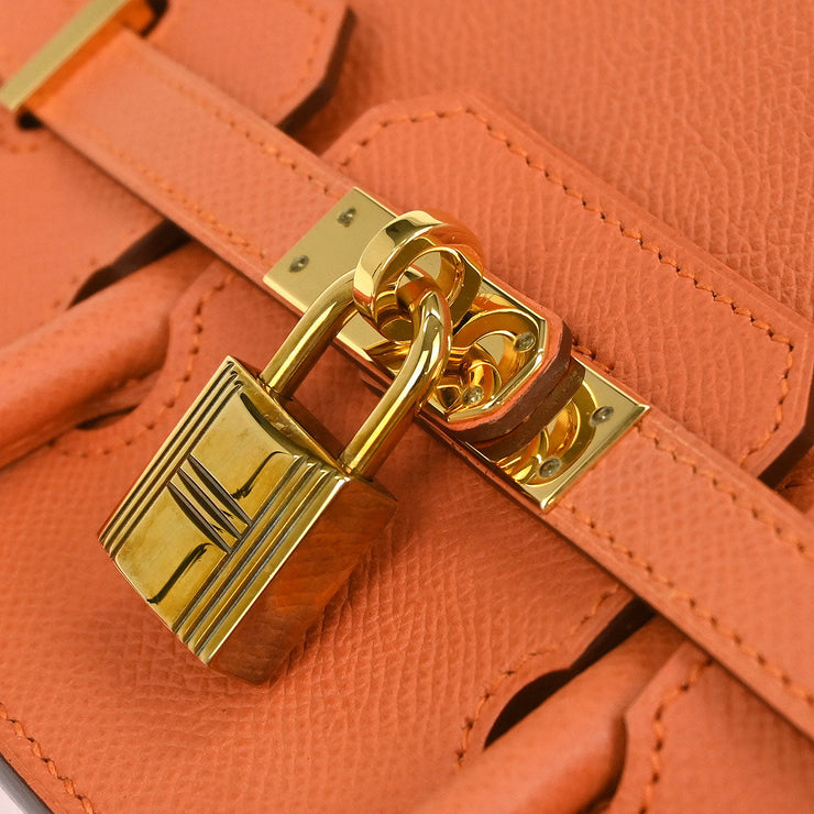 Hermes Mango Epsom Birkin 25 Handbag A Square:P 195992