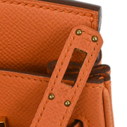 Hermes Mango Epsom Birkin 25 Handbag A Square:P 195992