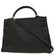 Hermes Black Togo Kelly 32 Retourne 2way Handbag  Square:F 13.S 195994